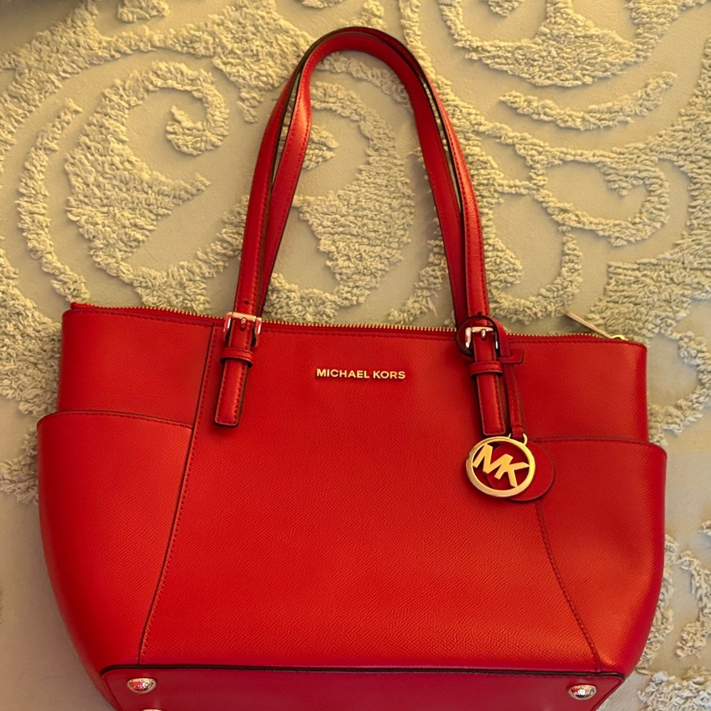 Michael Kors Vibrant Red Tote